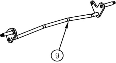 Rasenmäher ACG-56-09 / Vorderachse