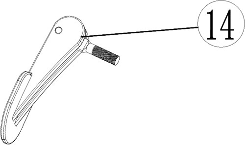 ACG-grasmaaieronderdelen-51-014-Duwbeugelklem-samenstelling