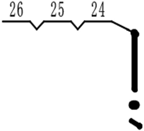 Kloofmachine ACG 8T230C-024 / Geleiderpen transm. board.